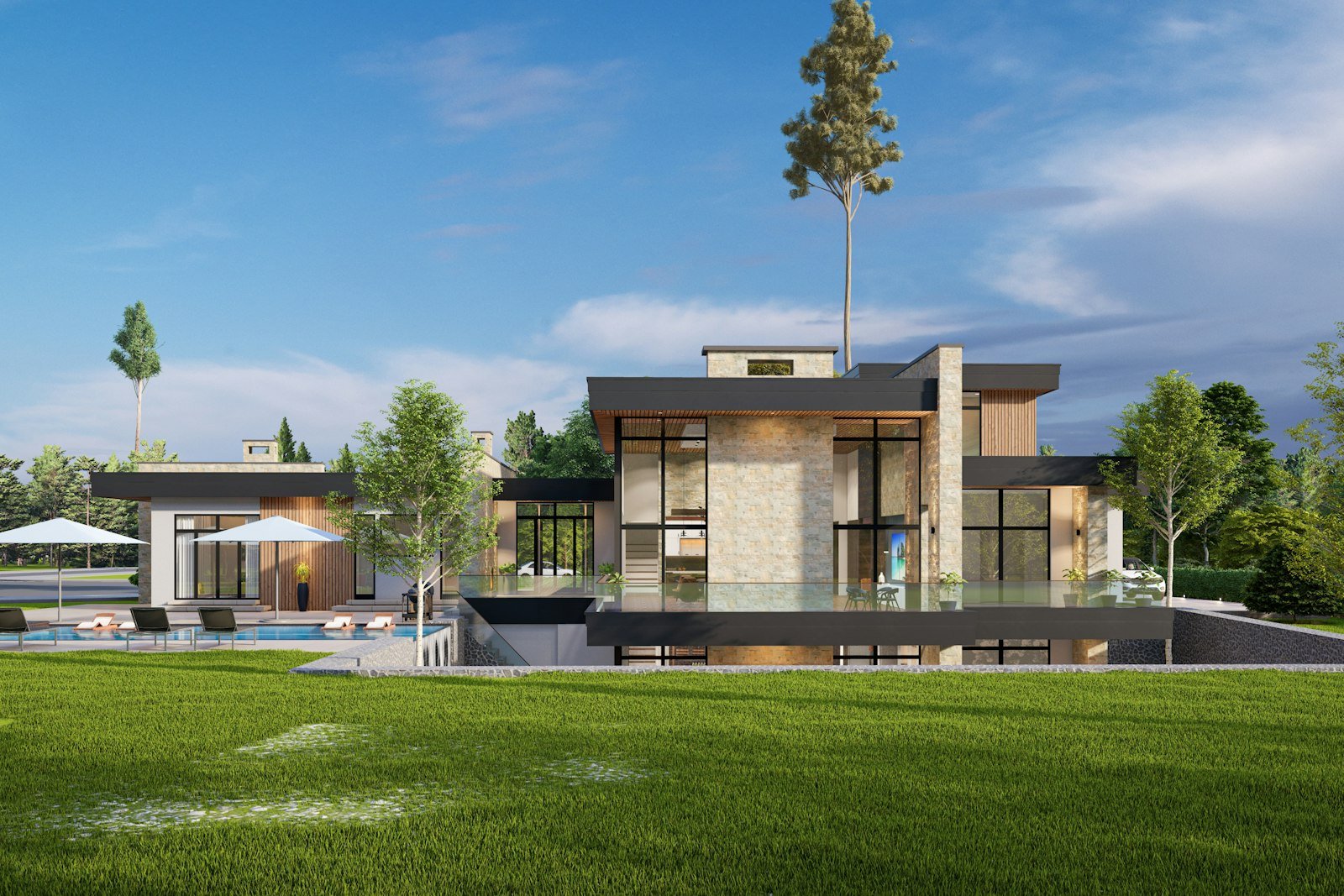 Luxury South Florida home protected by Best Window impact systems
